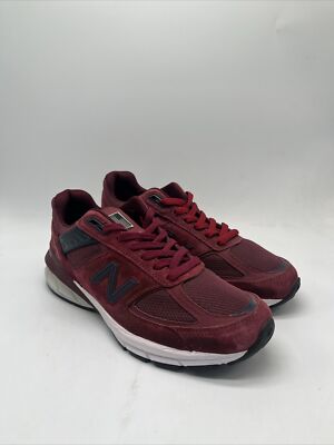 New Balance 990v5 Burgundy Sneakers M990BU5 Men's Size 7