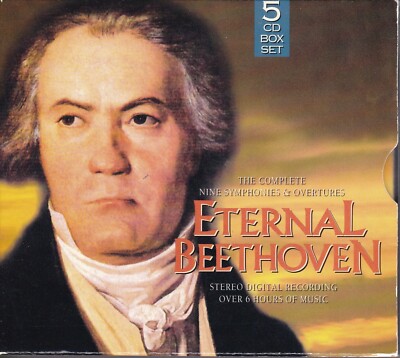 Eternal Beethoven (5 Discs Box Set CD) Symphonies No. 1 - 8 W/ Major & Minors