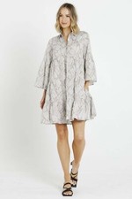 Selma Shirt Dress in Palm Print | SASS