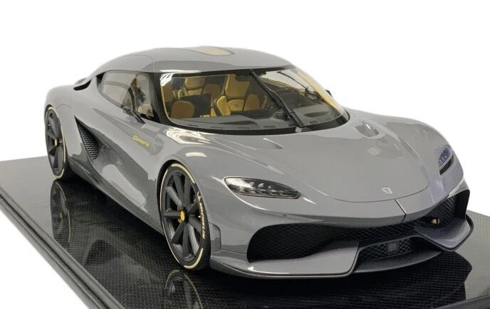 1/8 Fronti Art Koenigsegg Gemera In Grigio Ferro Limitato 300 Pz F080-154 - Immagine 3 di 4