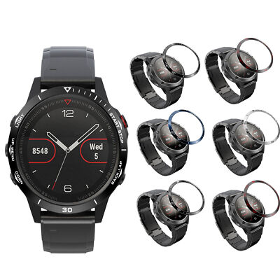 Stainless Steel Bezel Ring Anti-scratch Etching Numbers COVER for Garmin  Fenix