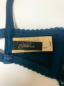 NWT Dita Von Teese Women's Sz 32B Cora Lace Balconette Underwire Bra Teal D59020