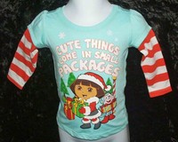 Christmas Dora Cute Things In Small Packages Infant/toddler T-shirt 12m Or 18m Christmas Dora Cute Things In Small Packages Infant/toddler T-shirt 12m Or 18m