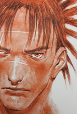 2000s BLADE OF THE IMMORTAL POSTCARD Hiroaki Samura 18 x 12.75 cm. (7  x 5 ) #16