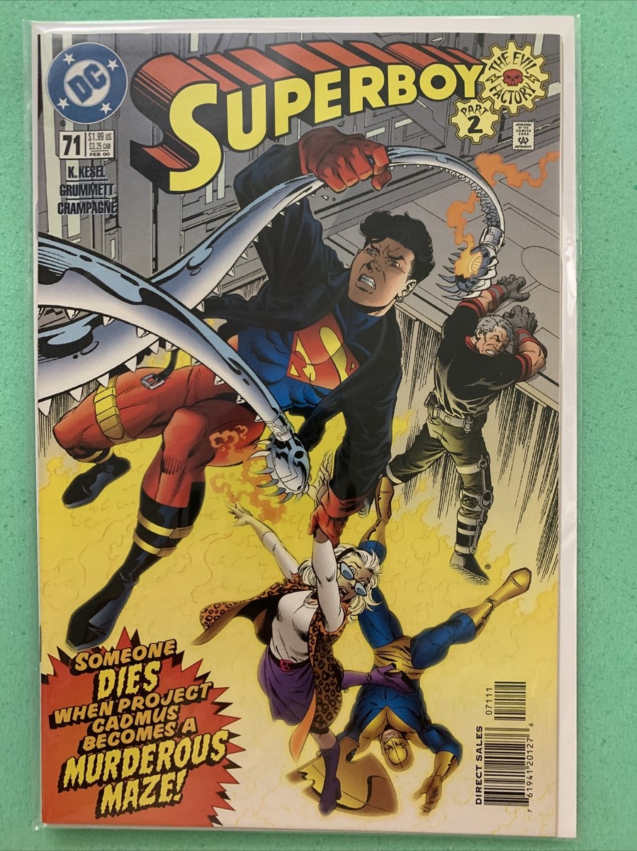 DC Superboy #71 Feb 00 Kesel/ Grummet. The Evil Factory Part 2. | eBay