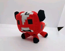 Minecraft Mooshroom Baby Red Bull Cow Animal Plush Toy Overworld MOJANG! 2014