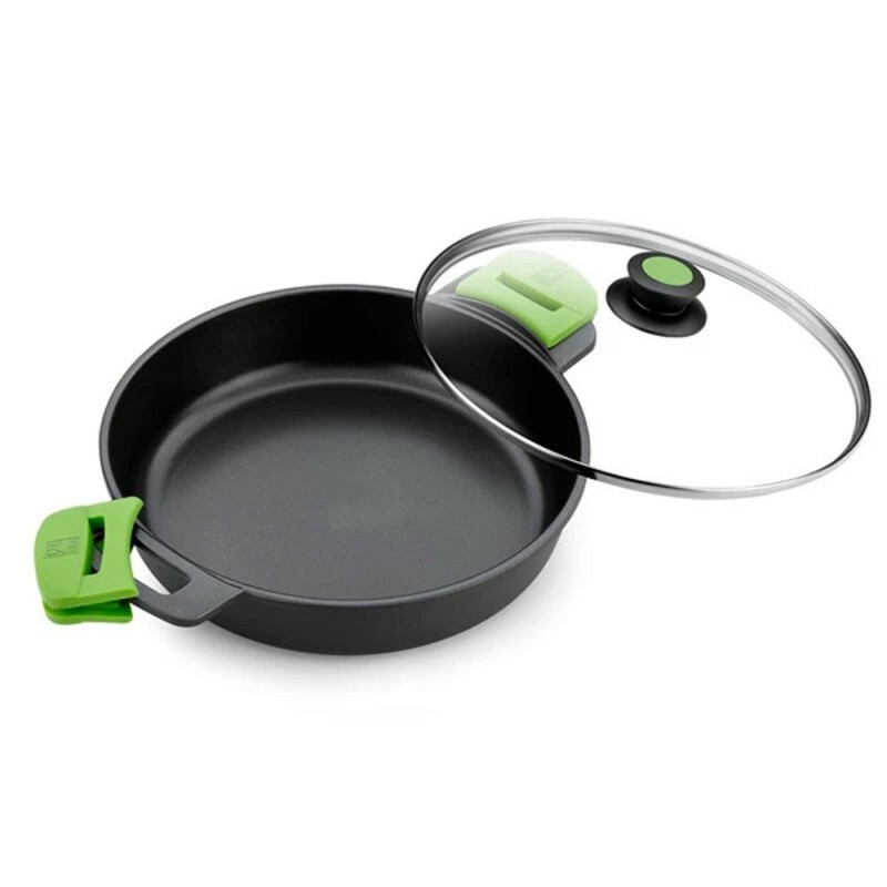 Cacerola Baja Bra Prior 24 Cm Con Tapa