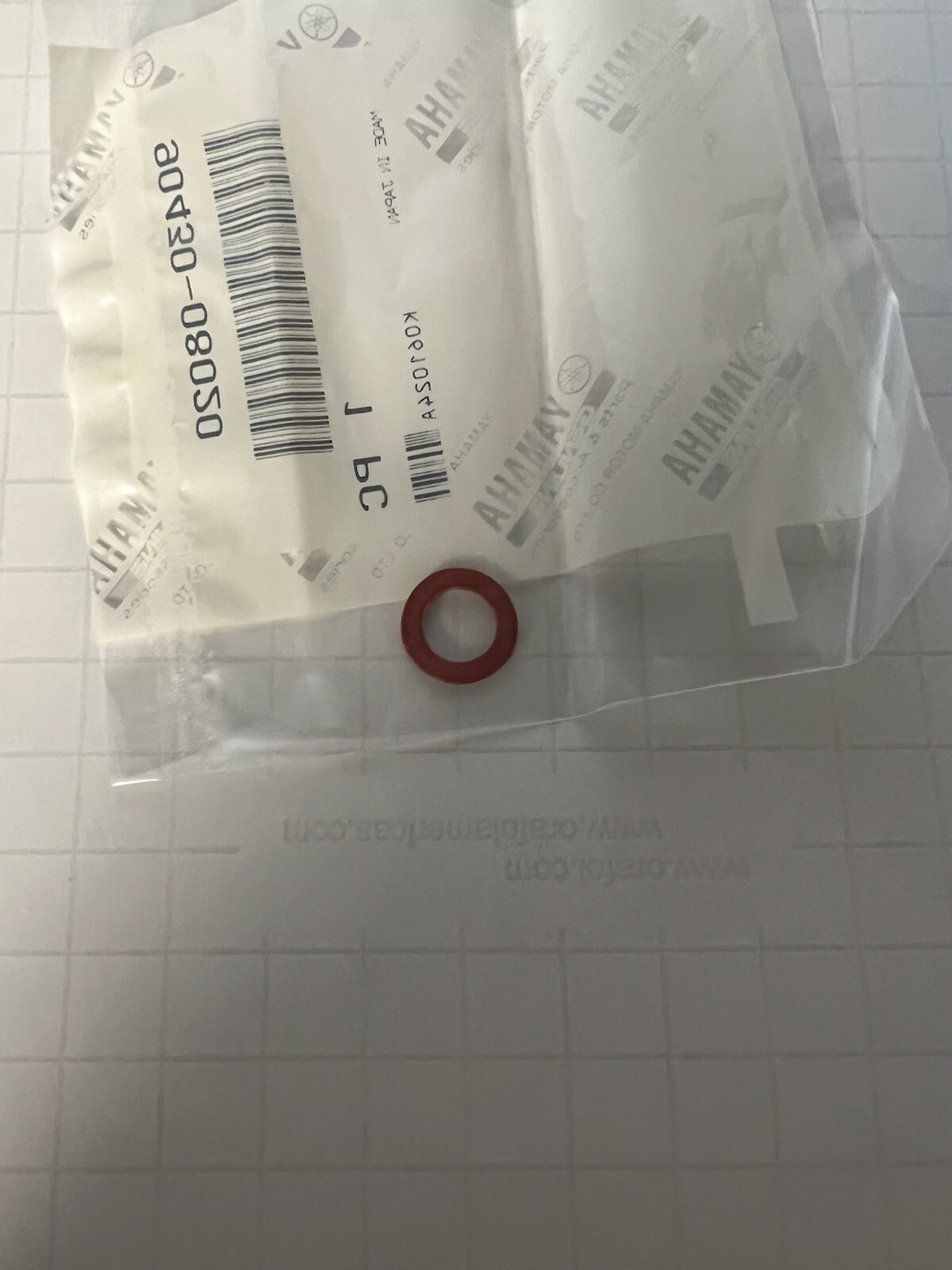 Yamaha; Outboard; Lower Unit Drain Plug Gasket; 904300802000; Brand