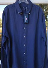 Vineyard Vines Murray Shirt Men Pure Linen So...