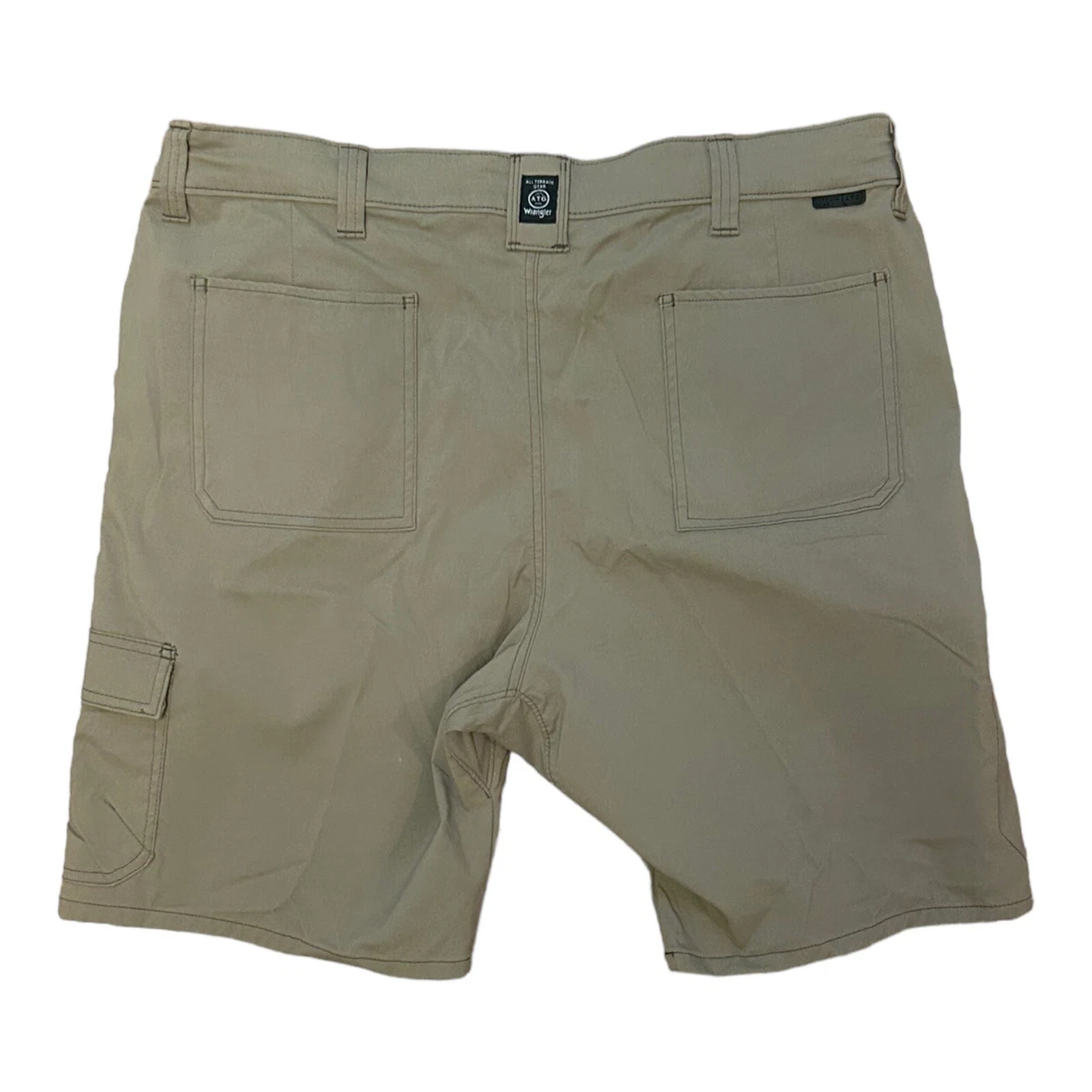 Wrangler ATG Shorts Size 40 Inseam 9.5 Inches Brown Outdoor