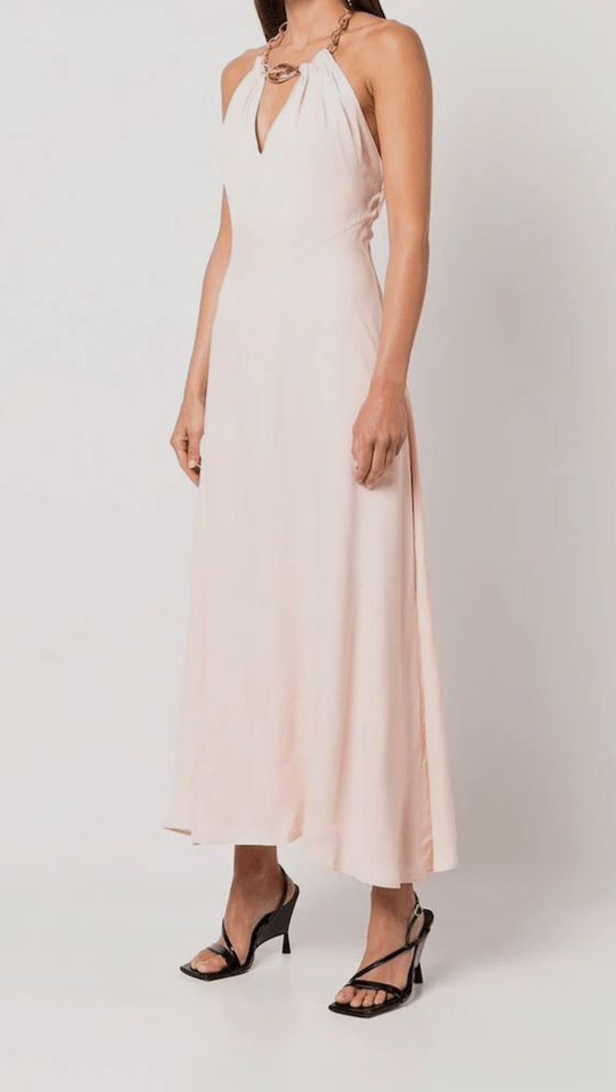 Simkhai Leoni Midi Dress - Beige - US 6 (S)