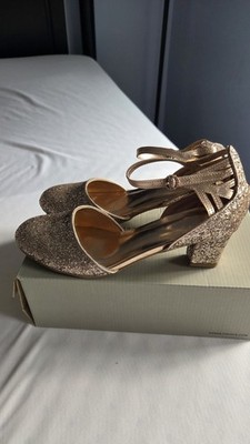 NEW! Reaction Kenneth Cole Sarah Shine Youth Girls Shoes Size 6.0 M, Rose Gold