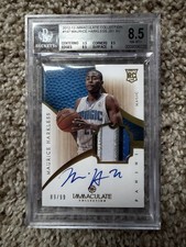 2012 Immaculate Maurice Harkless #147 Patch Auto /99 BGS 8.5 Orlando Magic