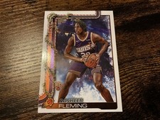 Rasheer Fleming Rookie Card 2025-26 Topps Holiday Basketball #H191 Phoenix Suns