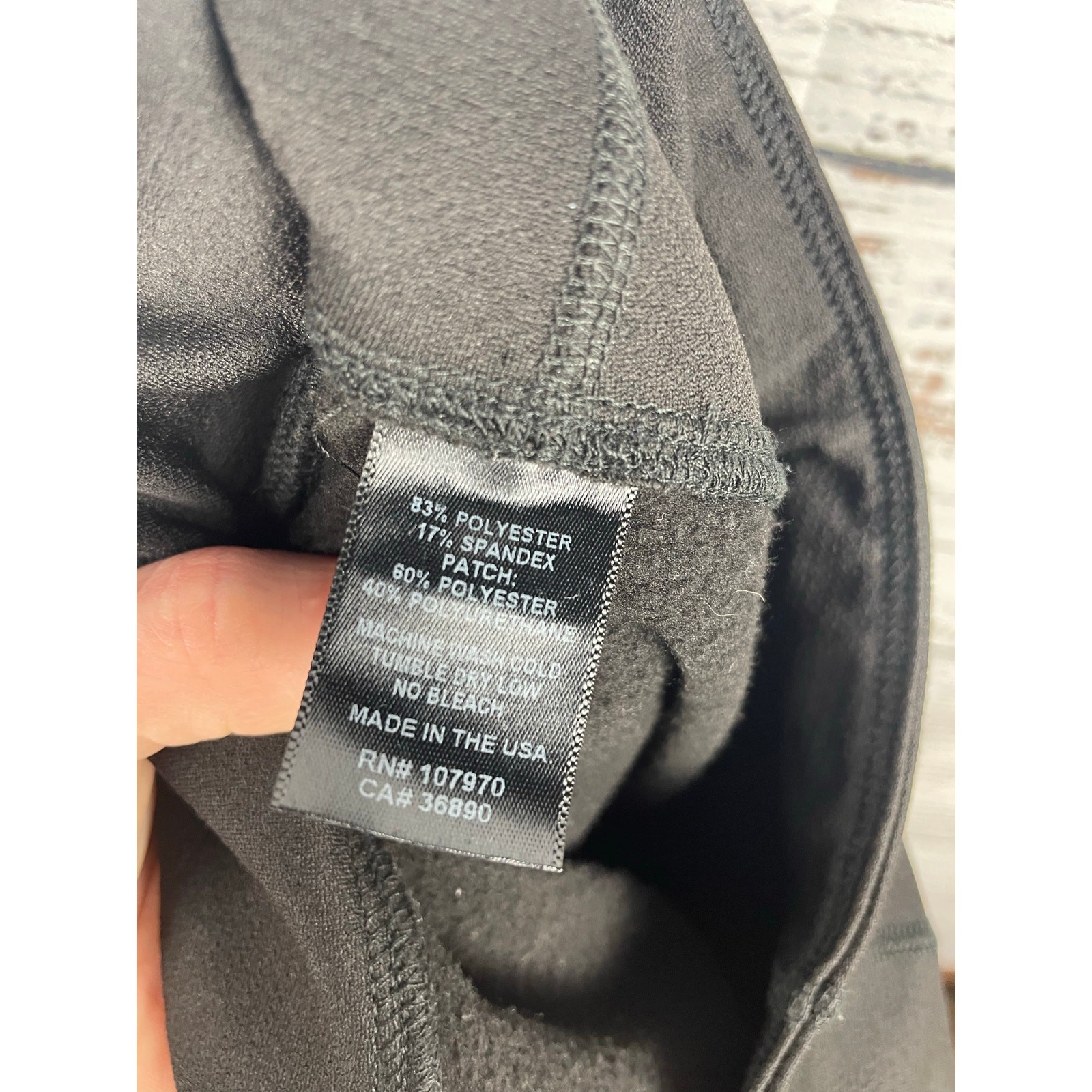 Kerrits Pants Womens Small Black Fleece Lined Riding Breeches Equestrian Legging