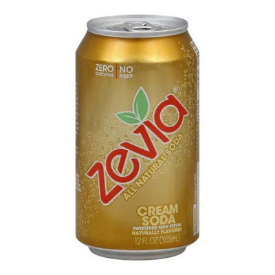 Zevia, Soda Cream Zero Calorie, Case of 4 X 72 Oz