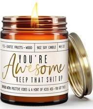 Inspirational Gifts for Women, Thank you Gifts for Women -'You're Awesome' Ca...