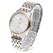 OMEGA DE VILLE PRESTIGE 424.20.37.20.02.001 37mm SS/YG Automatic Date #C1794