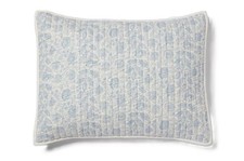 Threshold 100 Cotton Floral Print Voile Tonal Quilted King Pillow Sham 20 x 36
