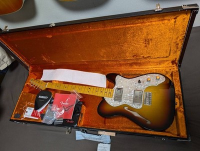 E-Gitarre Fender American Vintage II 1972 Telecaster Thinline Sunburst