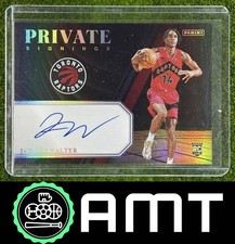 Ja'Kobe Walter RC 2024-25 Panini Revolution Private Signings Raptors