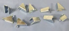 Kewaunee Cabinet Shelf Clips Metal Steel Clip Supports Silver Lot Set of 10 New