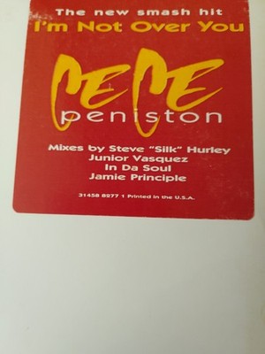 Cece Peniston I'm Not Over You VG+ DBL Promo 12 Inch Vinyl