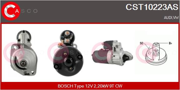 Casco Starter 2.20 KW FüR Audi A6 Avant 2.5 TDI 100 2.4 D VW LT 28-35 I-image
