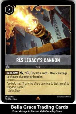 RLS Legacy's Cannon #202/204 Ursula's Return Disney lorcana Rare