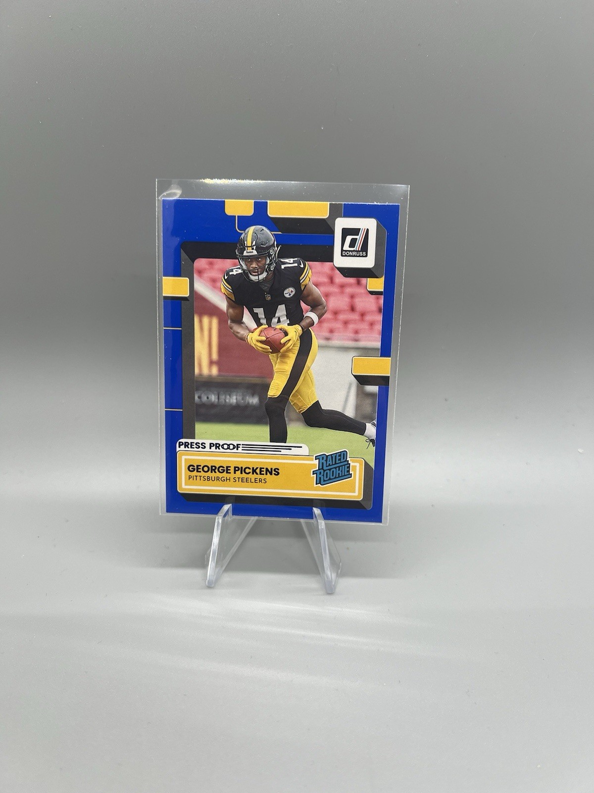 George Pickens 2022 Donruss Blue Press Proof Rookie #323