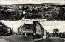 Ak Burbach im Siegerland, Straßenpartie, Totalansicht - 3509269