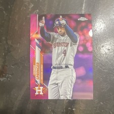 Topps Chrome George Springer #194 Houston Astros Refractor MLB Baseball Card