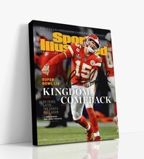 Football Autograph SI Canvas - Patrick Mahomes - Kingdom Comeback