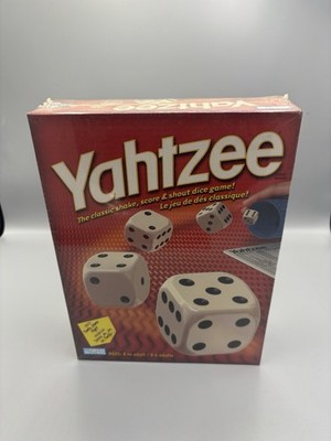 YAHTZEE classic dice game new factory sealed parker brothers 2004 Hasbro