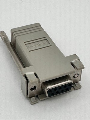 Cisco Adaptor: Model 74-0465-01 DB9 Female to RJ45 Female Serial Adaptor