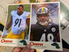 Pittsburgh Steelers autographed signed photos Stephon Tuitt/Bud Dupree 5x7
