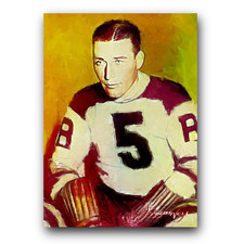 Dit Clapper #3 Art Card Limited 16/50 Edward Vela Signed (Boston Bruins)