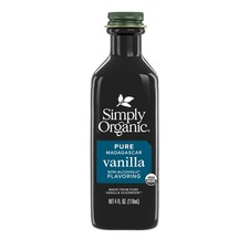 Simply Organic Non-Alcoholic Vanilla Flavoring, 4-Ounce 4 Ounce (Pack of 1)