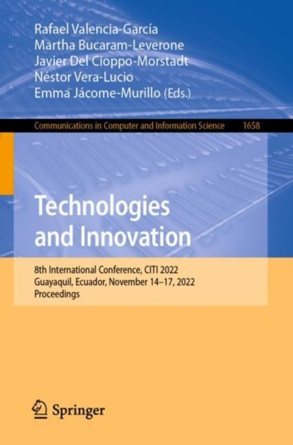 Technologies And Innovation : 8th Intern