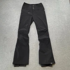 Roxy Snow Pants Women M Black High Rising Ski Snowboard DryFlight Technology 15K
