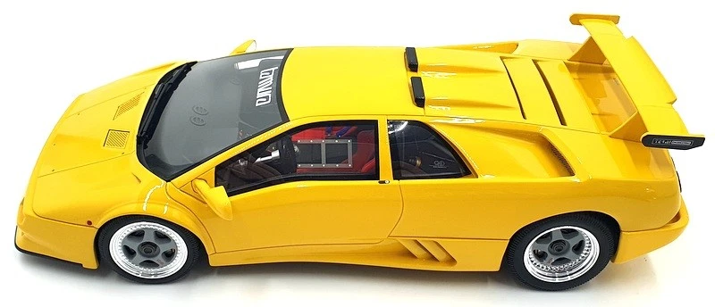 GT Spirit 1/18 Scale Resin GT322 - Lamborghini Diablo Jota Corsa - Yellow - Image 4 of 4