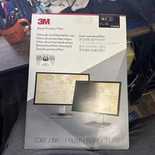 3M PF181C4B - Black Privacy Filter, Black, Glossy For 18.1-in Widescreen Monitor