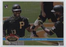 2021 Topps Stadium Club Chrome 1991 Design Variation SP Ke'Bryan Hayes #212 19n6