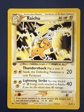2001 Pokemon Neo Revelation 1st Edition - Raichu 21/64 LP++ on eBay