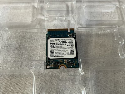 256GB NVMe SSD M.2 2230 PCIe Kioxia Toshiba BG4 KBG40ZNS256G Solid State Drive