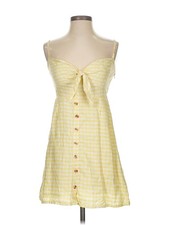Faithfull the Brand Women Yellow Casual Dress 4
