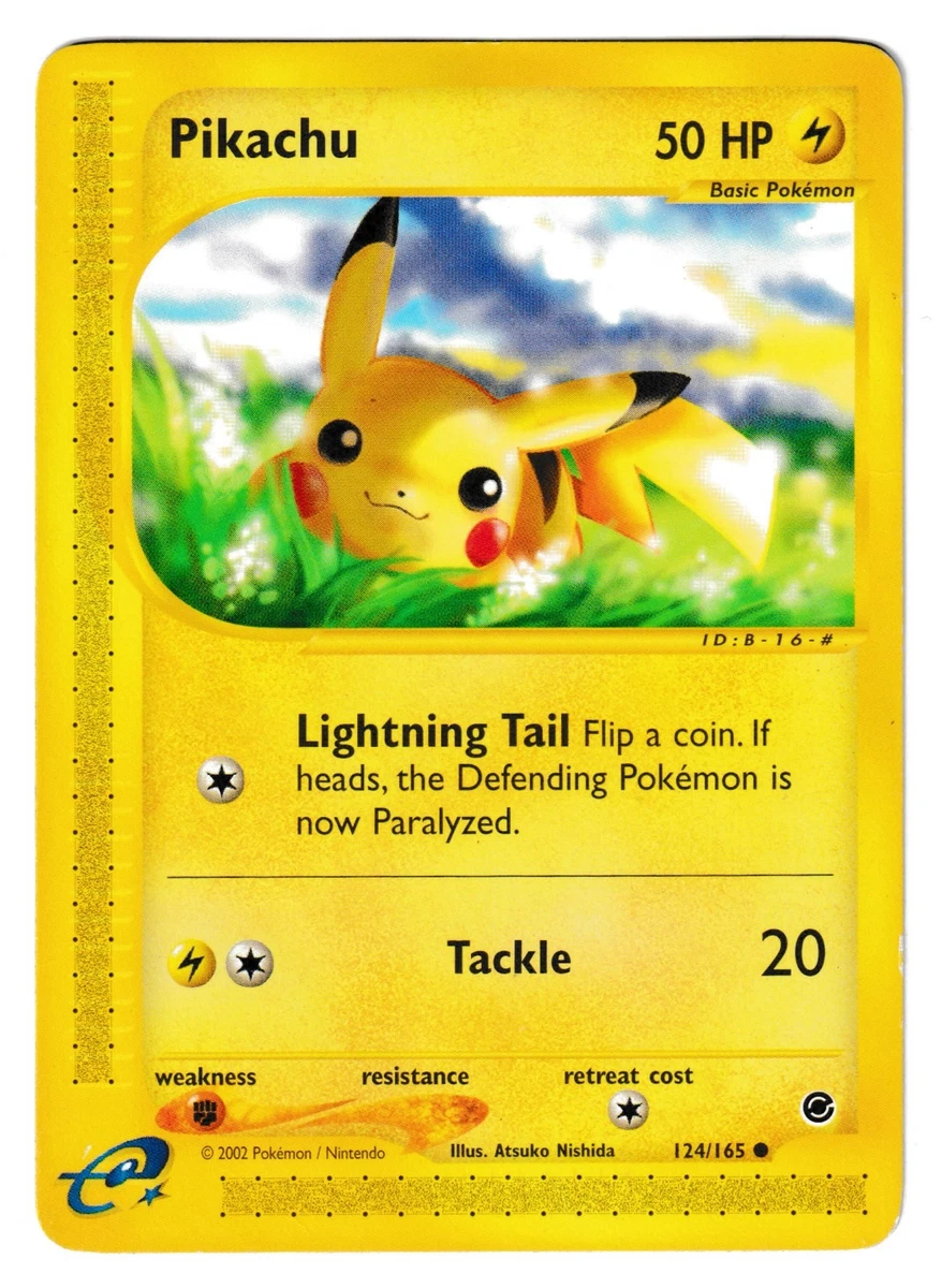 Pikachu Pokémon TCG Expedition Base Set Individual Collectible