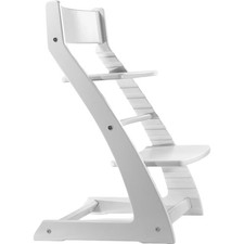 FORNEL Modern White Wooden High Chair | The Forever Chair That Grows from Toddle
