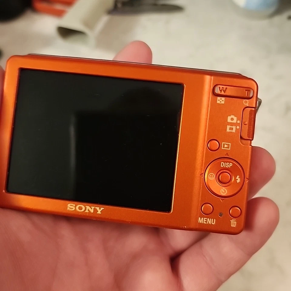 Sony Cyber Shot DSC-S2100 12.1MP Digital Camera Orange FOR PARTS OR REPAIR READ - Image 4 of 4