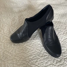 Munro Shoes For Women Black Kid/Black Fabric Soft Comfy Cozy Stretch Size 6 M